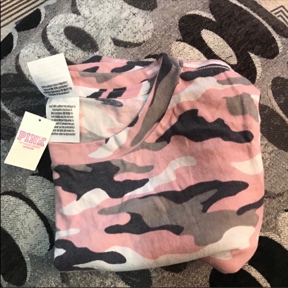 Pink Army Crew Neck Tee - Picture 4 of 4